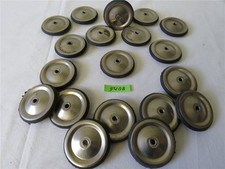 4 x Rad Gummi Reifen Puppenwagen Ersatzrad Kinderfahrzeug DDR unben. Ø 73 mm