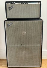 Fender Super Bassman Amp Silverface 1969 + Original 2x 15" Box + Orig. Covers