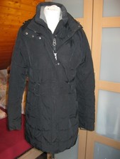  Damen Daunen Kapuzen Jacke, Gr. S, Schwarz, Polyester, "Tom Tailor"
