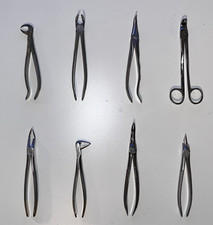 Zahnarzt 8 Extraktionszangen