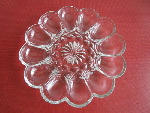 Glas eierteller eierplatte - glas,