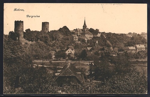 Ansichtskarte kohren - ansichtskarte,