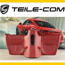 Porsche 911 991 Sitzkissen hinten, Leder, Bordeaux