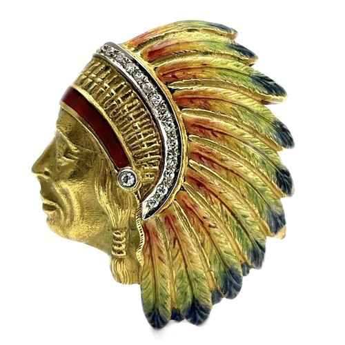 Vintage 750er gold diamant - vintage,