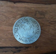 Alter Tankdeckel Six Days 1964 , Silbervase Simson... Rost... Patina