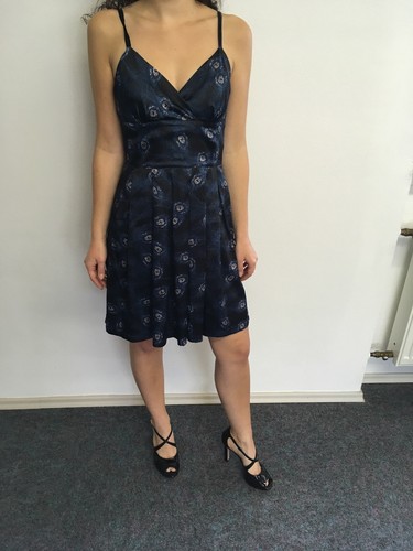 Ichi kleid pfauenfedern s - kleid, gr