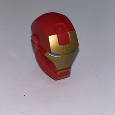 1x LEGO Iron Mann Groß Figur Kopf (76674 / 76684) 4667993 Rot