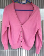 Cashmere Cardigan 36/38 Eva Boden rosa 100% Cashmere neuwertig