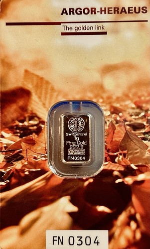 Gold•1•Gramm•ARGOR-HERAE