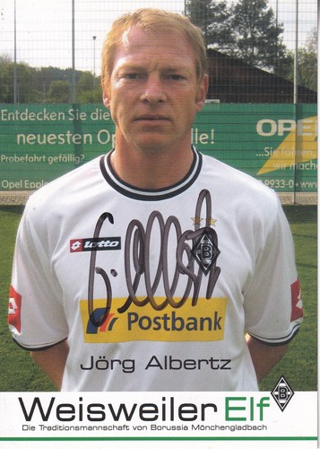 Autogramm jörg albertz - autogramm,