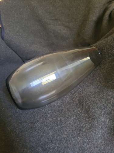 Vase rauchglas midcentury glas - vase,