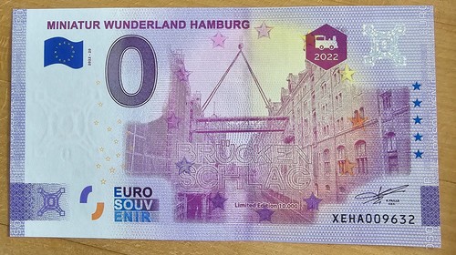 Euro schein miniatur - 0,