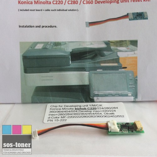 Reset chip c k - reset-chip, y/m/c/k