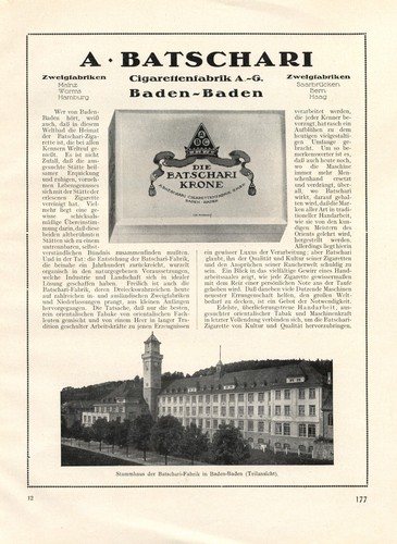 Batschari zigaretten - batschari,