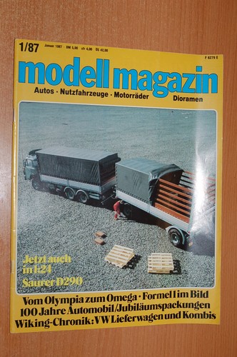 Modell magazin jahrgang 1987 - modell,
