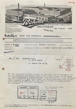Delitzsch, histor. Rechnung der Schokoladenfabrik Böhme AG, 1939