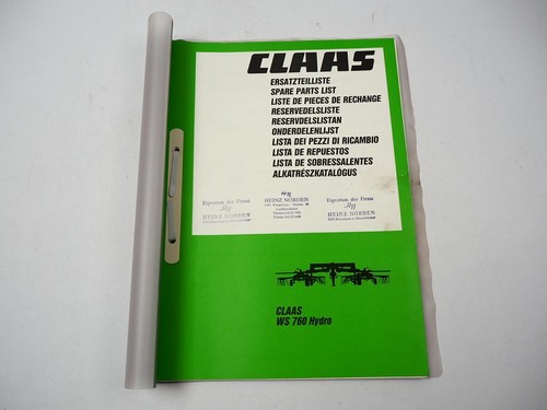 Claas ws760 hydro schwader - claas,