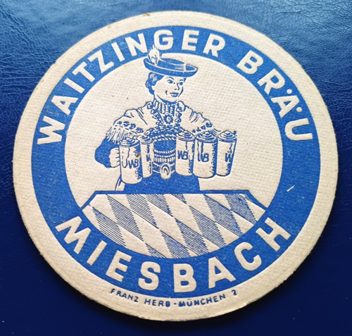 Bierdeckel brauerei waitzinger - bierdeckel,