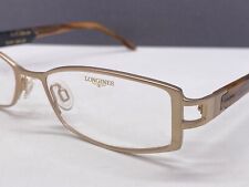 Longines Brille Damen Gold Rechteckig Vollrand Titan 4286 NP 389€