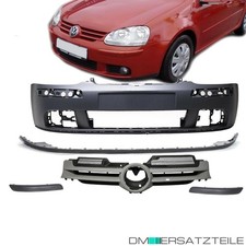 UNFALL SET für VW Golf 5 V Front Stoßstange vorne +Kühlergrill+Leisten + Spoiler
