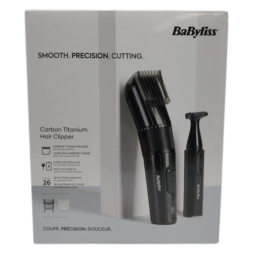 Babyliss men carbon titanium - babyliss,