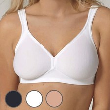 Triumph Modern Soft + Cotton N, BH ohne Bügel, weiss schwarz beige, superbequem