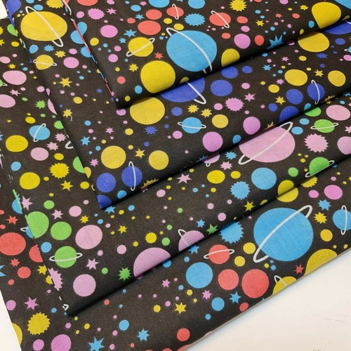 Galaxie planeten polycotton - planeten,