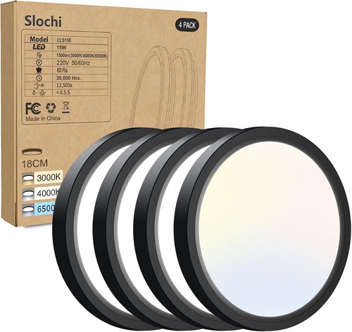 Led deckenleuchte 4er set - led,