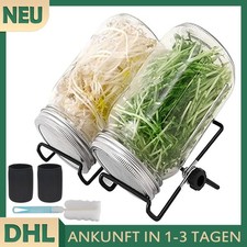 Sprossenglas keimglas 2er set - sprossenglas,