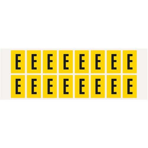 Aufkleber buchstabe - aufkleber, e