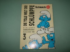 Schleich Kataloge 3  Faltblatt    Schlumpf Schlümpfe Schlumpfine