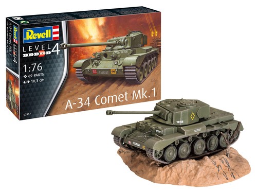 Revell panzer comet - revell, a-34