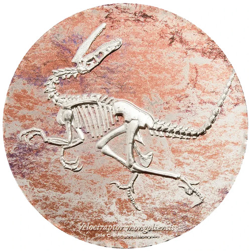 Silbermünze velociraptor - silbermünze,