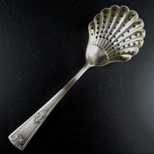 WMF Sieblöffel Modell 44 Albert Mayer Entwurf Jugendstil Puderzuckerlöffel