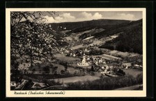 Nordrach, Totalansicht des Örtchens, Ansichtskarte 