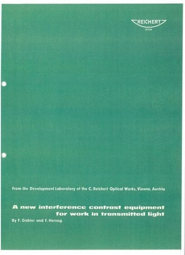 Interference contrast in - ,