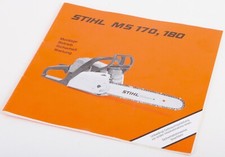 Original Gebrauchsanleitung für Kettensäge STIHL MS 170 180 von 2001
