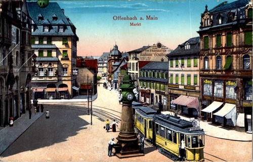 Gruss aus offenbach fabrik - ak,