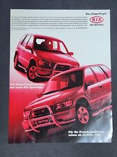 5. Werbeanzeige 2 in 1 KIA Sportage & Chanel Egoiste Werbung Reklame 1995