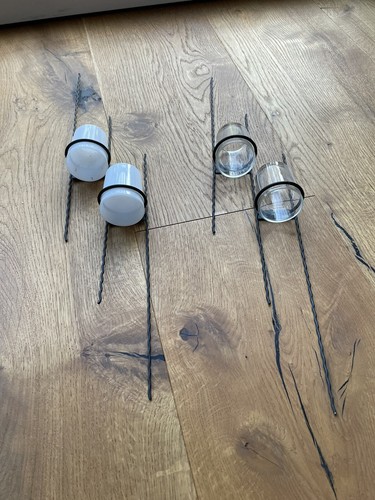 Set wandkerzenhalter - set,