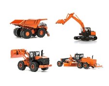 Metall Erde Baufahrzeuge