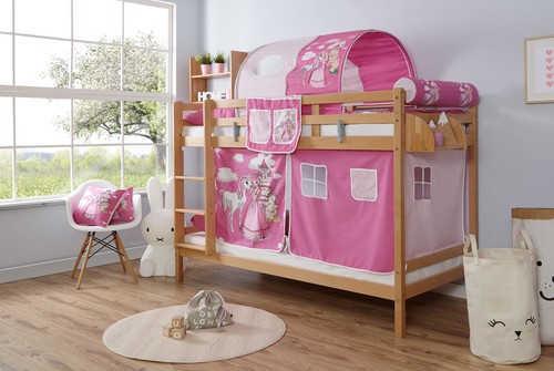 Ticaa etagenbett rene buche - etagenbett,