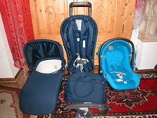Inglesina Avio + Tragetasche + Huggy Multifix + Wickeltasche + Adapter NEU 