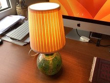 Ikora wmf tischlampe - tischlampe, grünglas