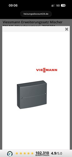 Viessmann erweiterungssatz - viessmann,