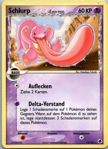 Pokémon schlurp 101 - schlurp, 19/101
