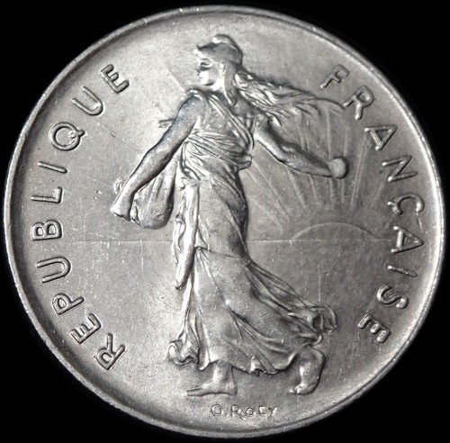 Frankreich francs 1974 o - 5,