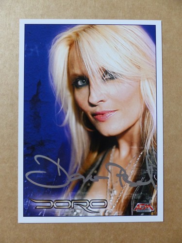 Doro pesch signed autogramm - doro,