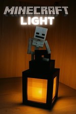 Minecraft Laterne LED Lampe Teelicht Dekoration Geschenk Nachtlicht Gaming