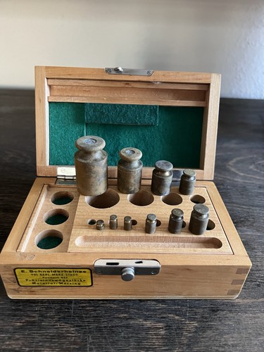 Vintage apothekergewichte ddr - apothekergewichte,